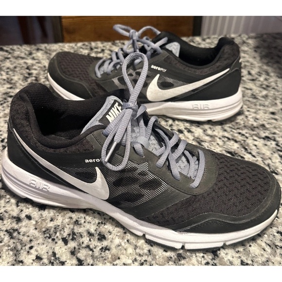 Nike Womens Air Aeroply 684042-001 Black Running Shoes Sneakers Size 10 - Picture 1 of 7